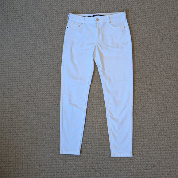 Suko Jeans Denim - Suko White Ankle Skinny Jean, 8
